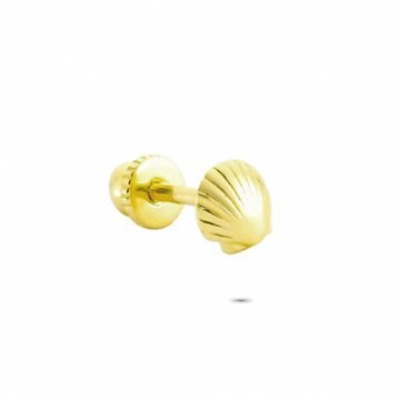 Glorria İstiridye Helix 14 Ayar Altın Piercing