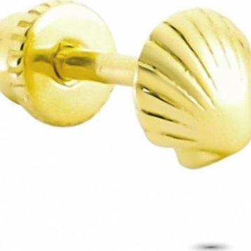 Glorria İstiridye Helix 14 Ayar Altın Piercing