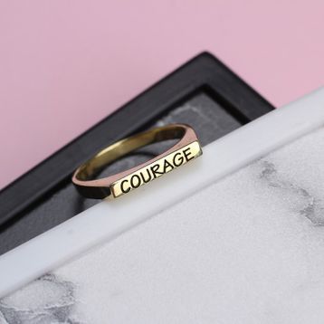 Glorria Kişiye Özel İsimli Gümüş Yüzük