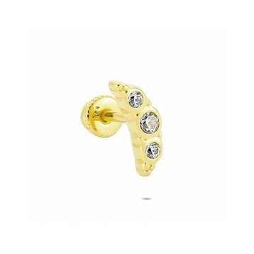 Glorria Melek Kanadı Helix 14 Ayar Altın Piercing