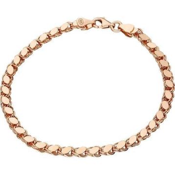 Glorria Rose Pullu Zincir 925 Ayar Gümüş Bileklik