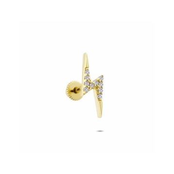 Glorria Şimşek Helix 14 Ayar Altın Piercing