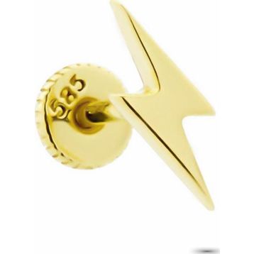 Glorria Şimşek Helix 14 Ayar Altın Piercing