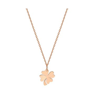 Glorria SV0049 Rose Altın Yonca Kolye
