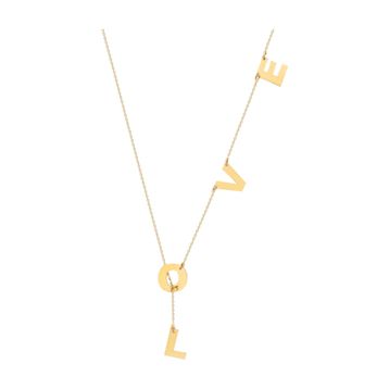 Glorria SV0058 Altın Love Kadın Kolye