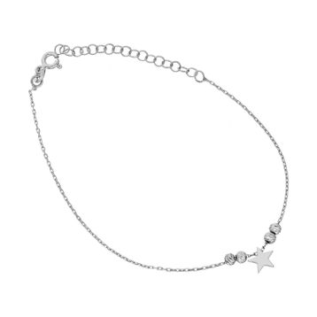 Glorria SZ0021 Gümüş Yıldız Halhal