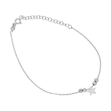 Glorria SZ0021 Gümüş Yıldız Halhal