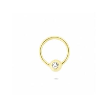 Glorria Tek Taş Halka 14 Ayar Altın Piercing