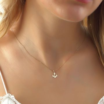Glorria VK0261 Altın Çapa Kolye