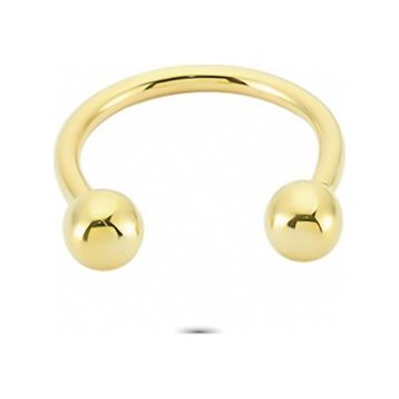 Glorria Yarım Halka 14 Ayar Altın Piercing