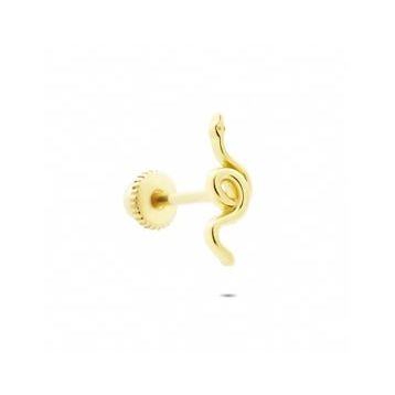 Glorria Yılan Helix 14 Ayar Altın Piercing