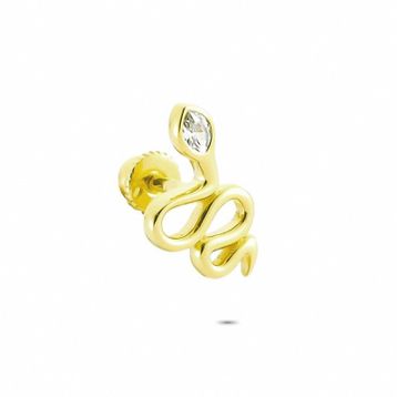 Glorria Yılan Helix 14 Ayar Altın Piercing