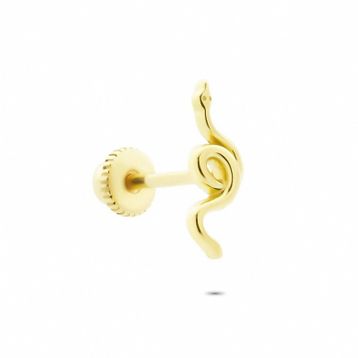 Glorria Yılan Helix 14 Ayar Altın Piercing
