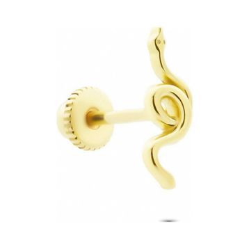 Glorria Yılan Helix 14 Ayar Altın Piercing