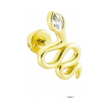 Glorria Yılan Helix 14 Ayar Altın Piercing