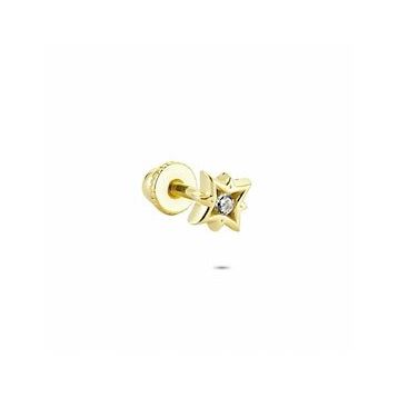 Glorria Yıldız Helix 14 Ayar Altın Piercing