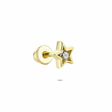 Glorria Yıldız Helix 14 Ayar Altın Piercing
