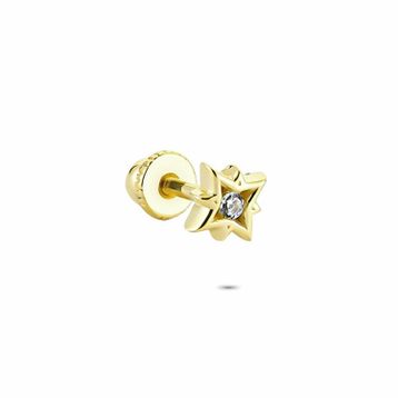Glorria Yıldız Helix 14 Ayar Altın Piercing