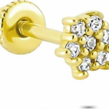 Glorria Yıldız Helix 14 Ayar Altın Piercing