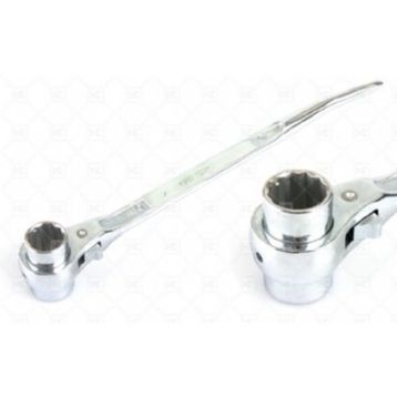 Glory 17x19 mm Kromajlı Kazıklı Cırcırlı Lokma Anahtar