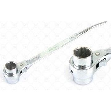 Glory 17x19 mm Kromajlı Kazıklı Cırcırlı Lokma Anahtar