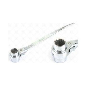 Glory 17x19 mm Kromajlı Kazıklı Cırcırlı Lokma Anahtar