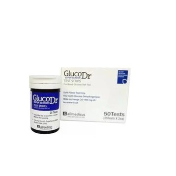 GlucoDr Supersensor 50 Adet Kan Şekeri Ölçüm Strip