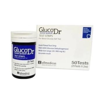 GlucoDr Supersensor 50 Adet Kan Şekeri Ölçüm Strip