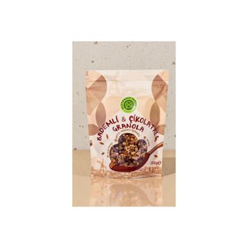Glutensiz Fabrika 200 gr Bademli ve Çikolatalı Karabuğday Granola