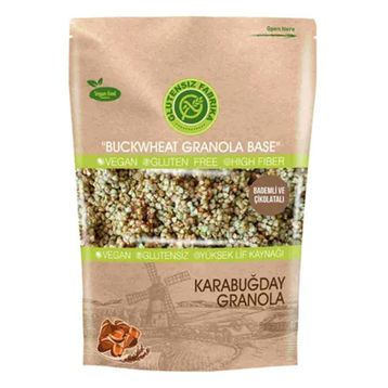 Glutensiz Fabrika 300 gr Badem ve Çikolatalı Yulaf Karabuğday Granola