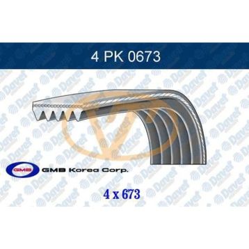 GMB GPK 4PK0673 Kanallı Kayış