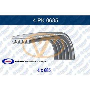 GMB GPK 4PK0685 Kanallı Kayış