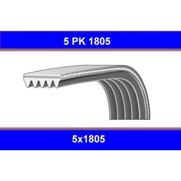 GMB GPK 5PK1805 Kanallı Kayış