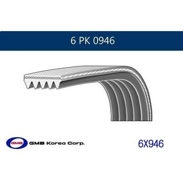 GMB GPK 6PK0946 Kanallı Kayış