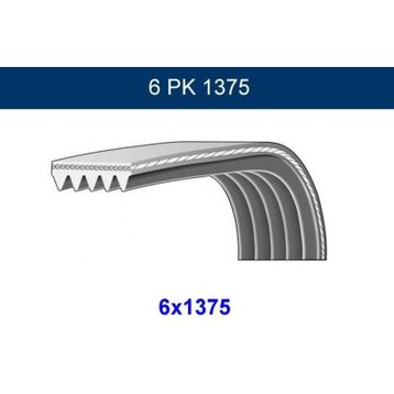 GMB GPK 6PK1375 Kanallı Kayış