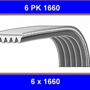 GMB GPK 6PK1660 Kanallı Kayış