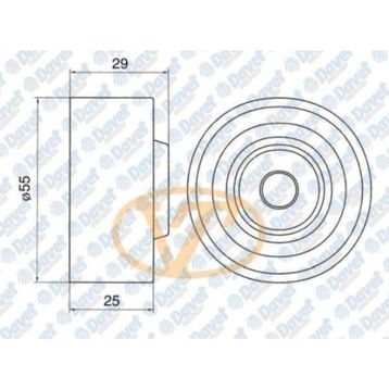 GMB GT10170 Hyundai Accent 1.3 1.5 Scoupe 1.5 95 - Excel 90-94 Triger Gergi Rulmanı