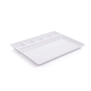 GMB Nazen K-72 Termoset Kırılmaz 5 Bölmeli Kahvaltı Tabağı