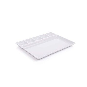 GMB Nazen K-72 Termoset Kırılmaz 5 Bölmeli Kahvaltı Tabağı