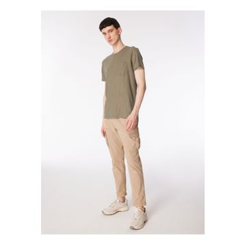 Gmg Fırenze GU24MSS03008 Bisiklet Yaka Haki Erkek T-Shirt