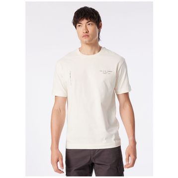 Gmg Fırenze GU24MSS03023 Bisiklet Yaka Ekru Erkek T-Shirt