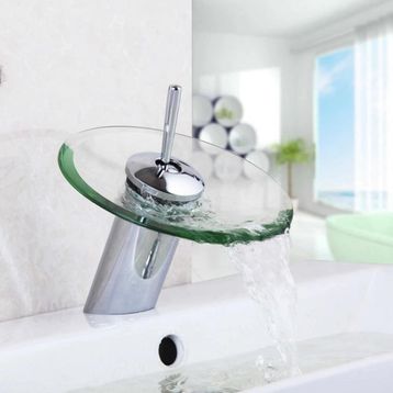 GMS FT003 Yuvarlak Cam Lavabo Bataryası
