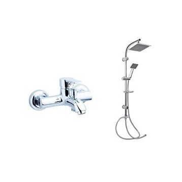 GMS Krom Zirve Banyo Duş Bataryası ve Karine Yağmurlama Tepe Duş Takımı