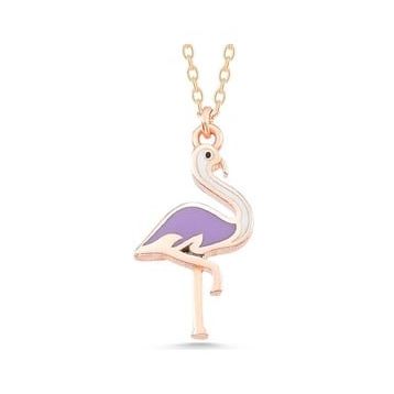 GMS Rose Flamingo Kadın Gümüş Kolye