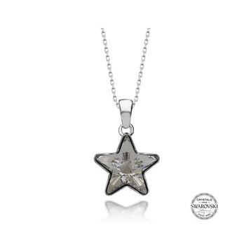 GMS Swarovski Crystal Taşlı Deniz Yıldızı Gümüş Kadın Kolye