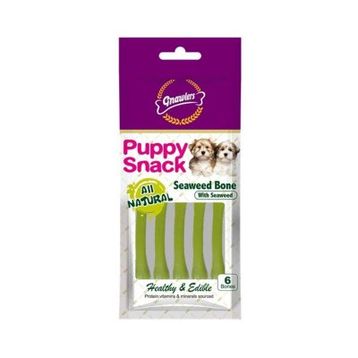 Gnawlers Puppy Seaweed Bone 6lı Deniz Yosunlu Yavru Köpek Ödül Kemiği