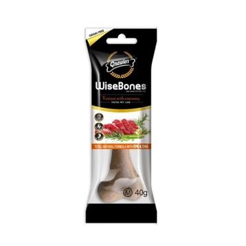 Gnawlers Wise Bone Geyik ve Biberiyeli Aromalı 40 gr Köpek Ödül Kemiği