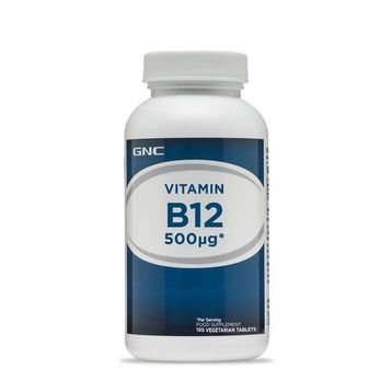 GNC Vitamin B-12 500 mcg 100 Tablet