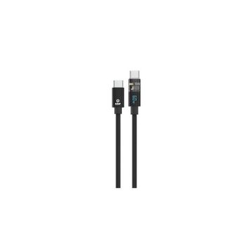 GNP Type-C to Type-C 1.2 m Siyah LED Ekran Kablo