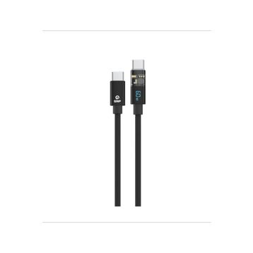 GNP Type-C to Type-C 1.2 m Siyah LED Ekran Kablo